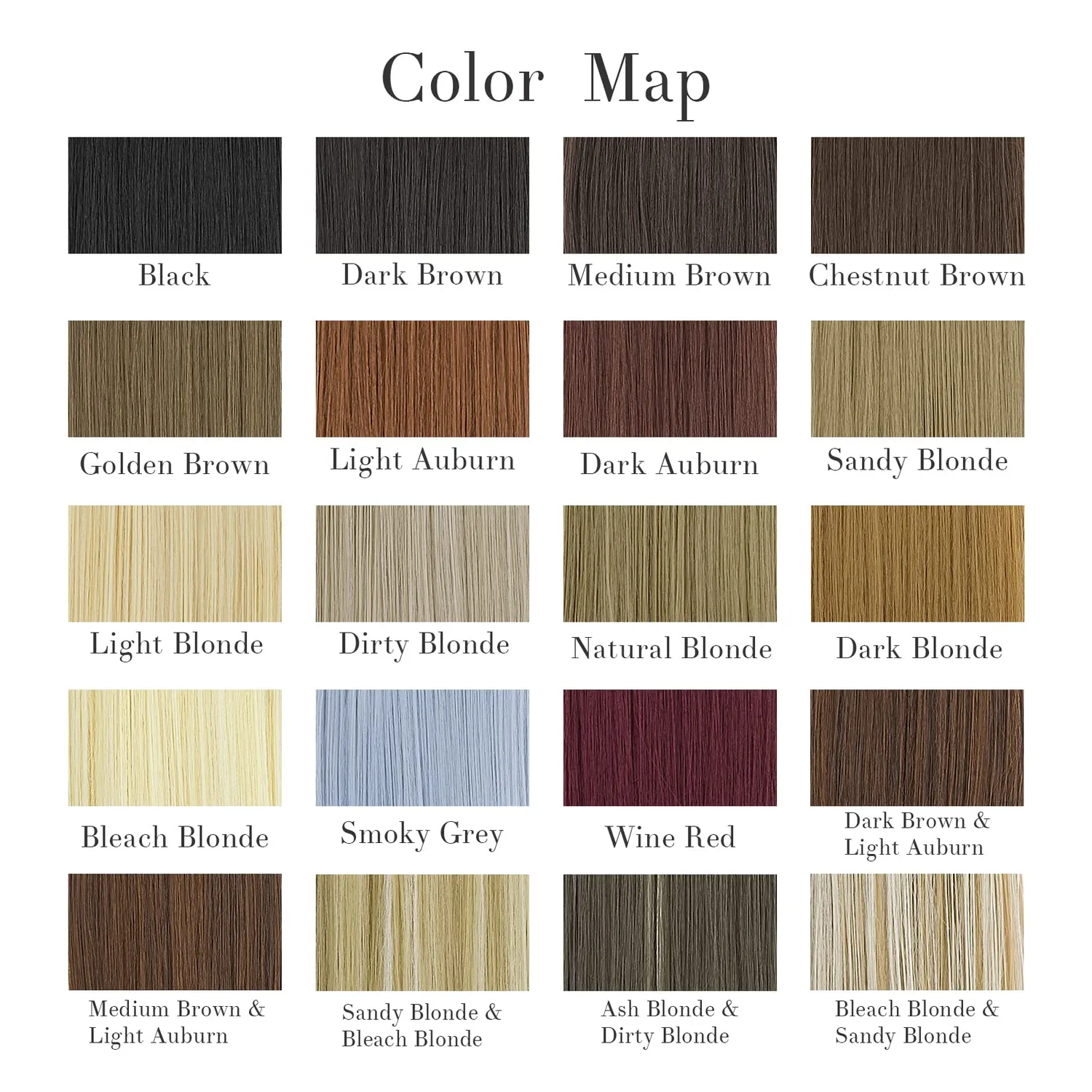 Gairyan Extension coda 60 cm marrone cioccolato liscia