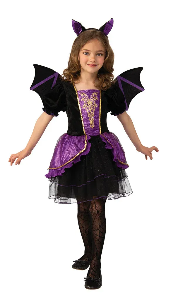 Rubies Pipistrello costume bambina con ali e diadema