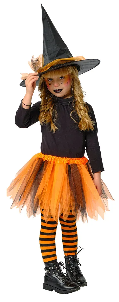 Rubies Strega Tutu Arancione Set Bambina Taglia Unica