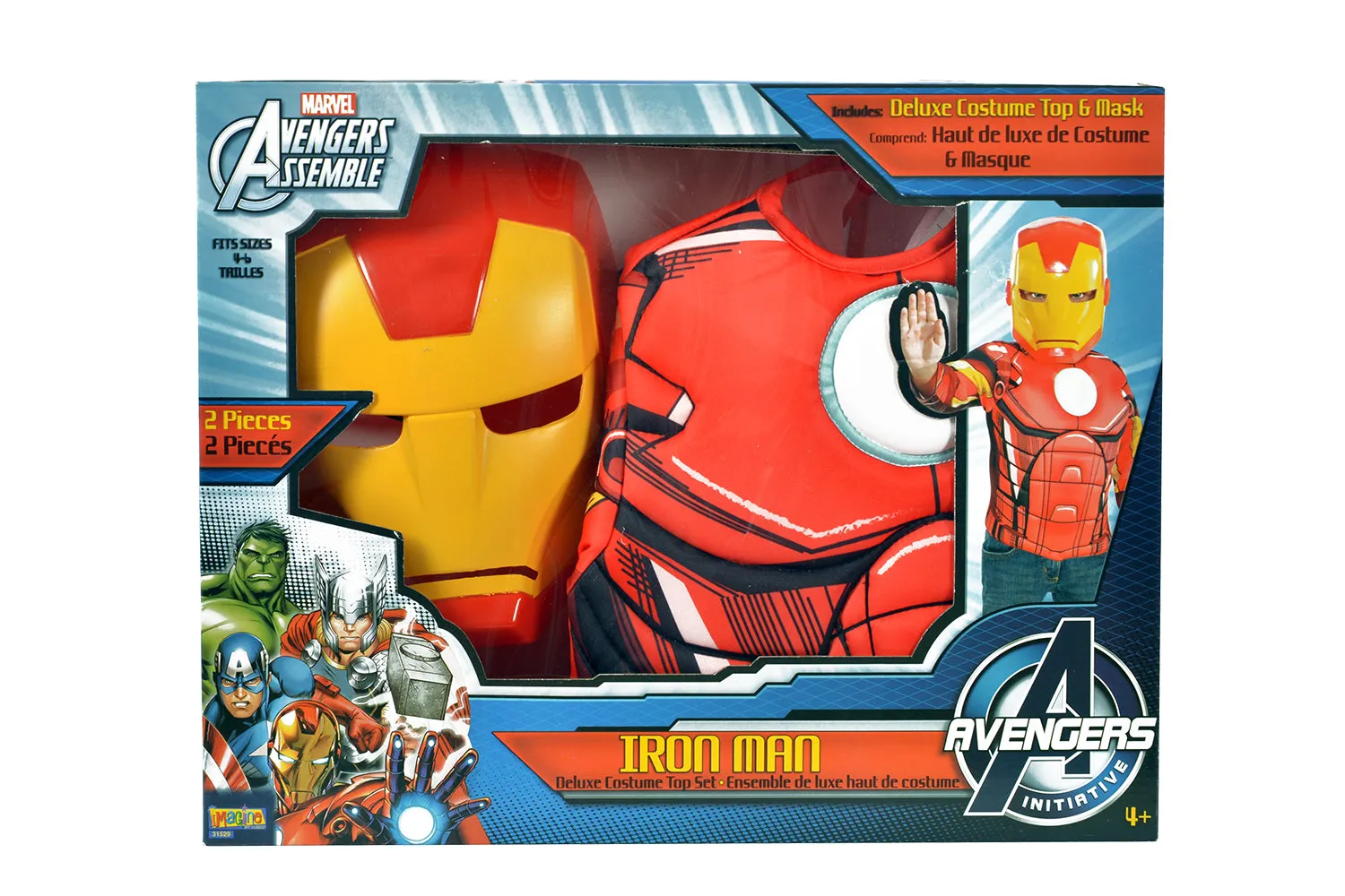 Rubies Iron Man costume bambino OS petto e maschera