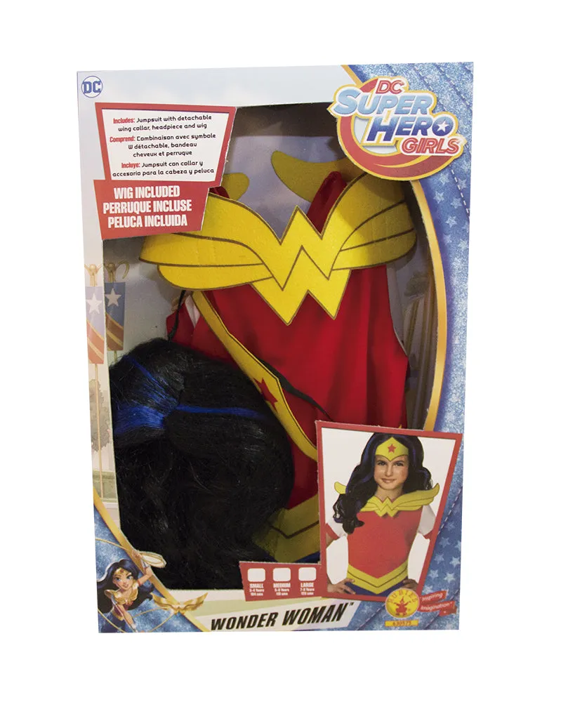 Rubies Wonder Woman costume bambina XL con parrucca classica
