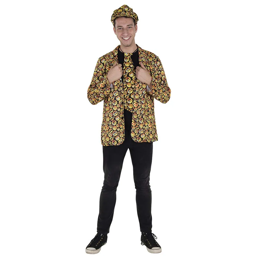 Dress Up America Emoji giacca adulto piccola assortita