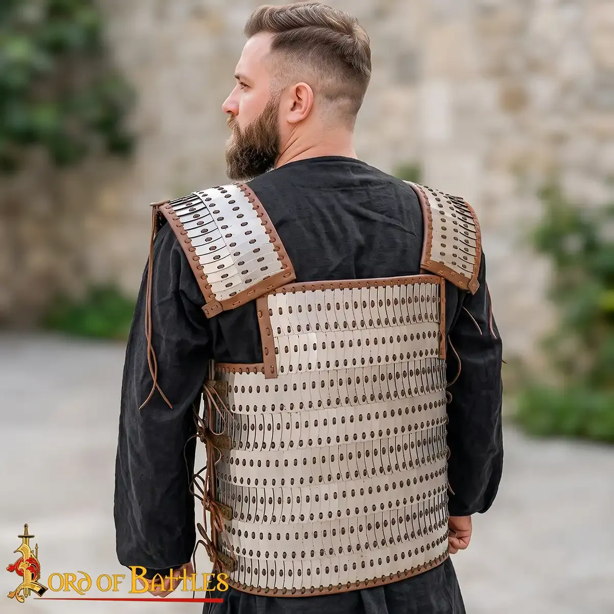 Medieworld Steel Lamellar Armor 20 Gauge armatura acciaio