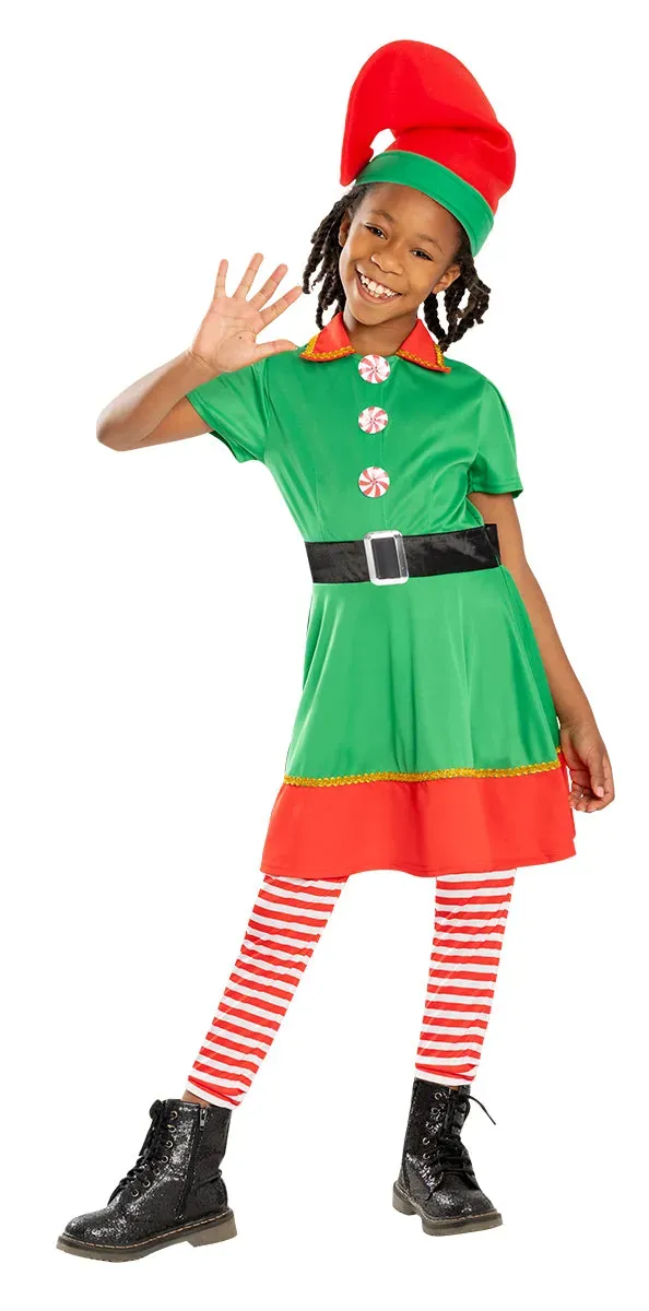 Rubies Elfo Girl costume bambina Natale elfo XXS XS S