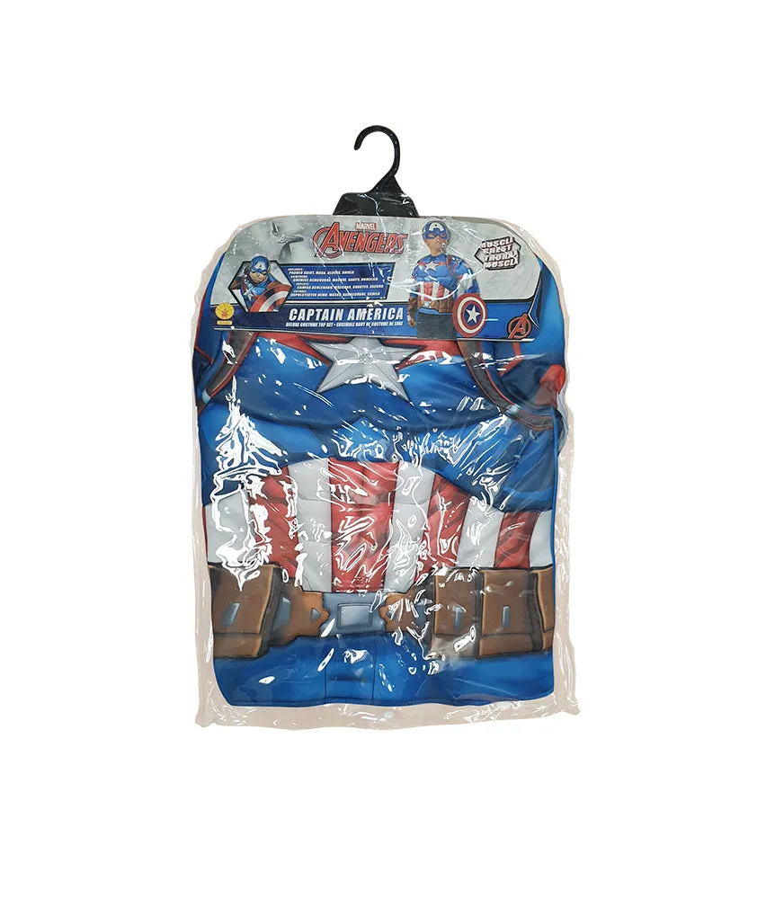Rubies Capitan America costume bambino muscoloso con scudo