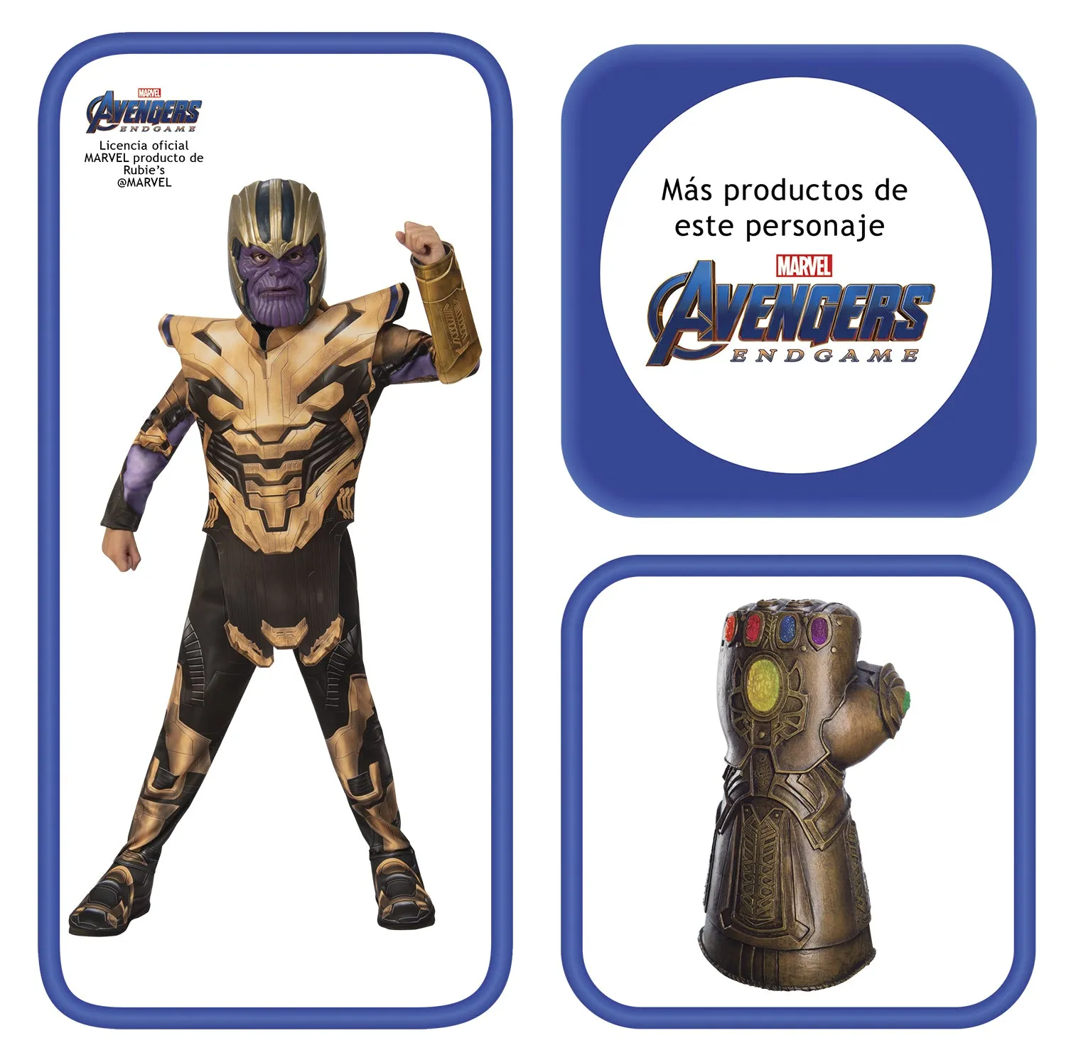 Rubies Thanos Endgame maschera bambino taglia unica