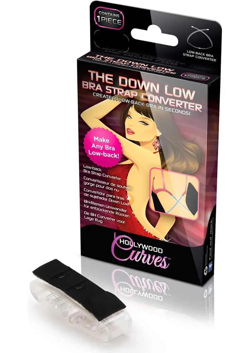 Pleasure Wigs Hollywood Curves Down Low convertitore reggiseno nero