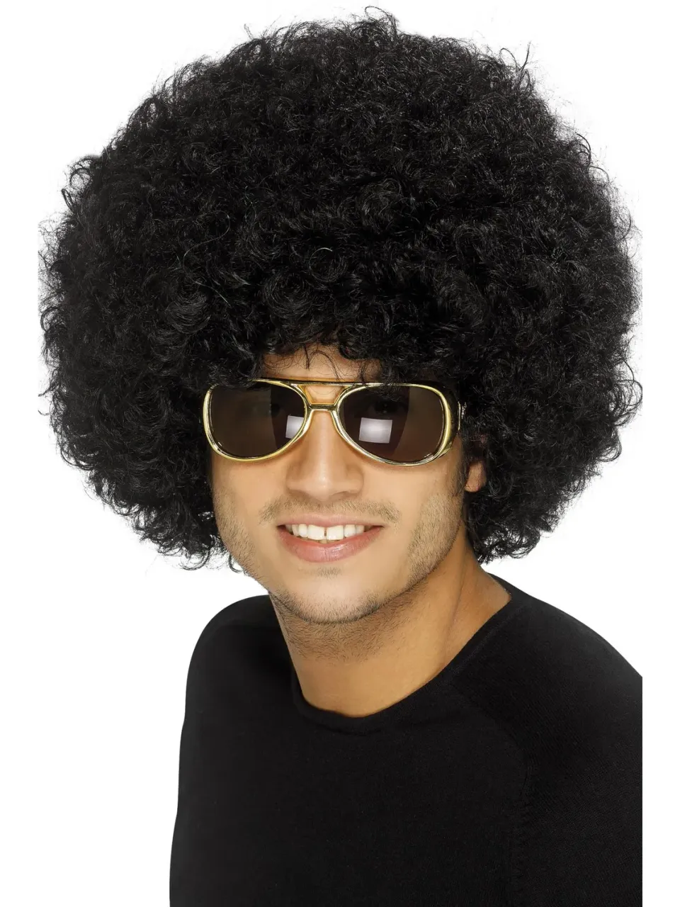 Rubies Afro Funky parrucca adulto taglia unica nera