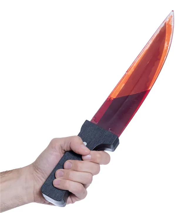 Rubies Psycho Coltello Finto 40cm Accessorio con Sangue