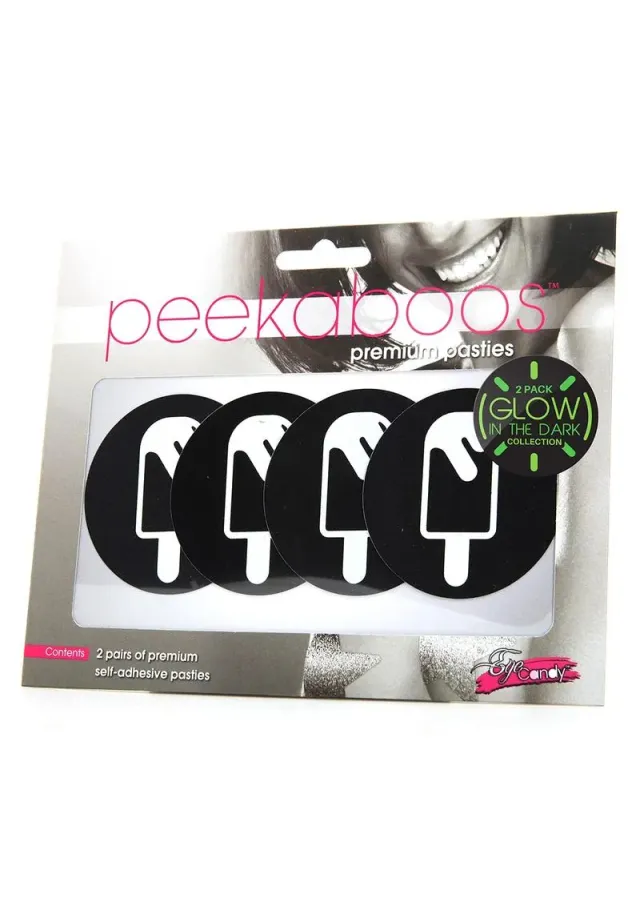 Pleasure Wigs Peekaboos Pasties Ice Cream Fosforescenti