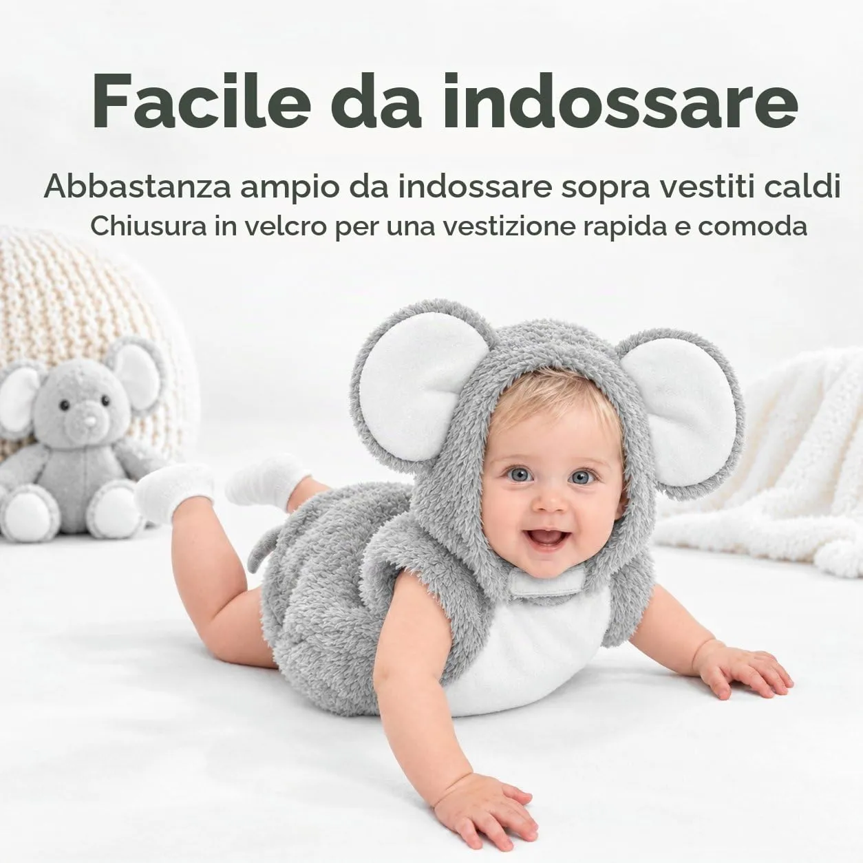 Dress Up America Costume Topo Neonato 6-12 Mesi Pelliccia Morbida