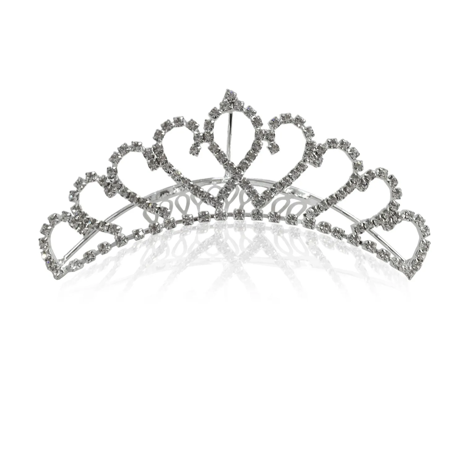 Katara 1738 Mini Diadema 1 Tiara Sposa Argento