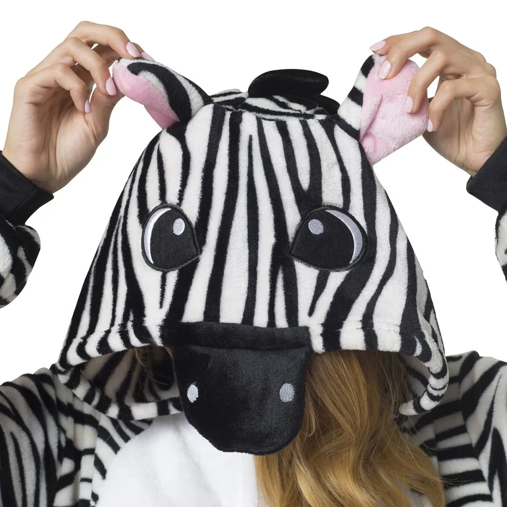 Katara 1744 Kigurumi Pigiama Zebra S 145-155 cm Pile Morbido