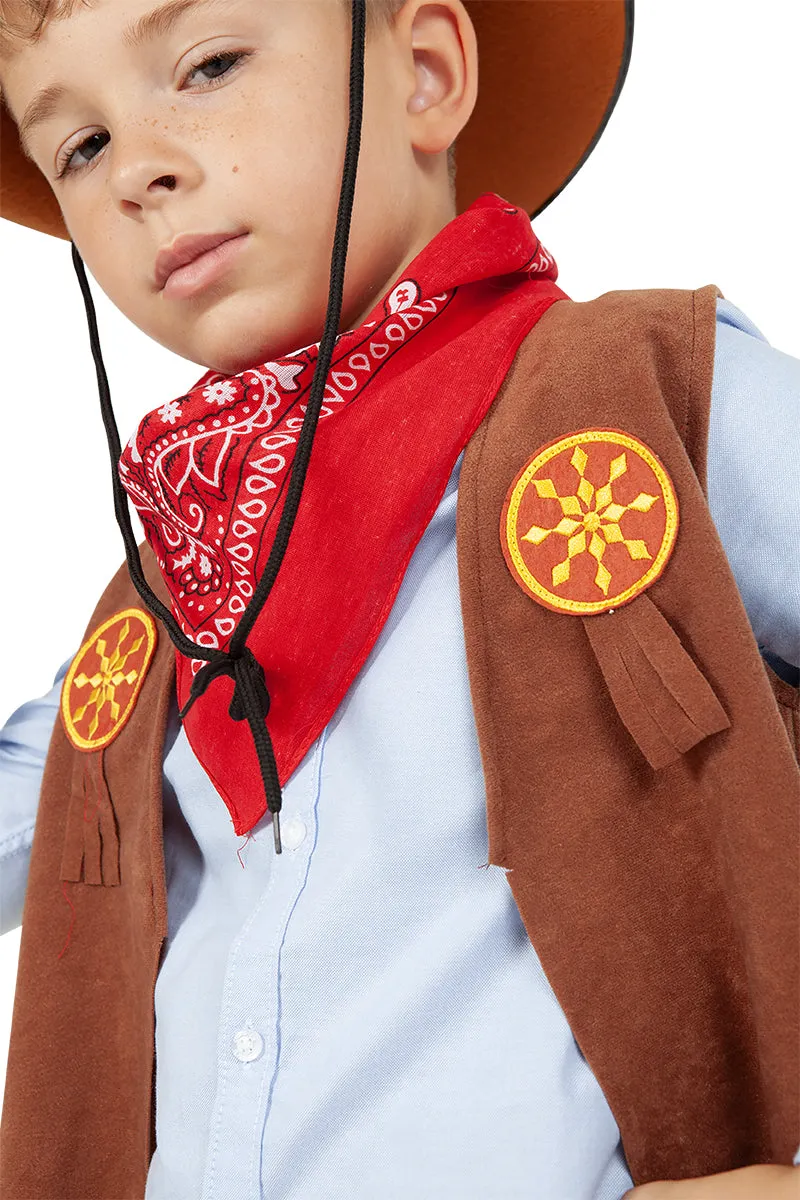 Rubies Cowboy kit costume bambino OS completo