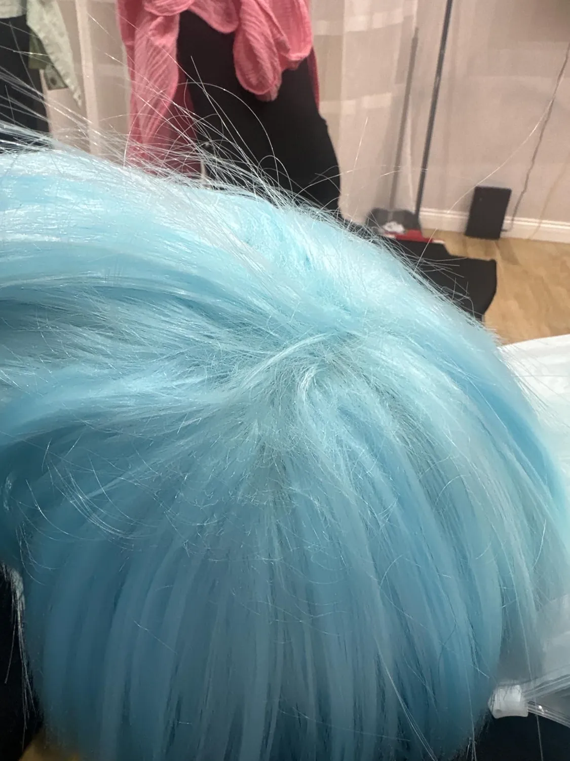 Gairyan Parrucca Rossa Corta Cosplay Sintetica con Frangia Unisex