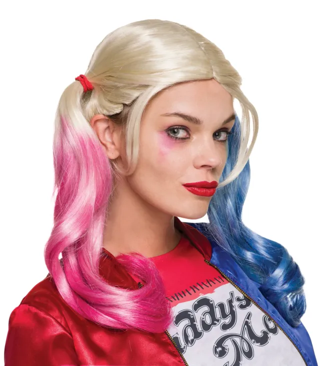 Rubies Harley Quinn parrucca bicolore taglia unica