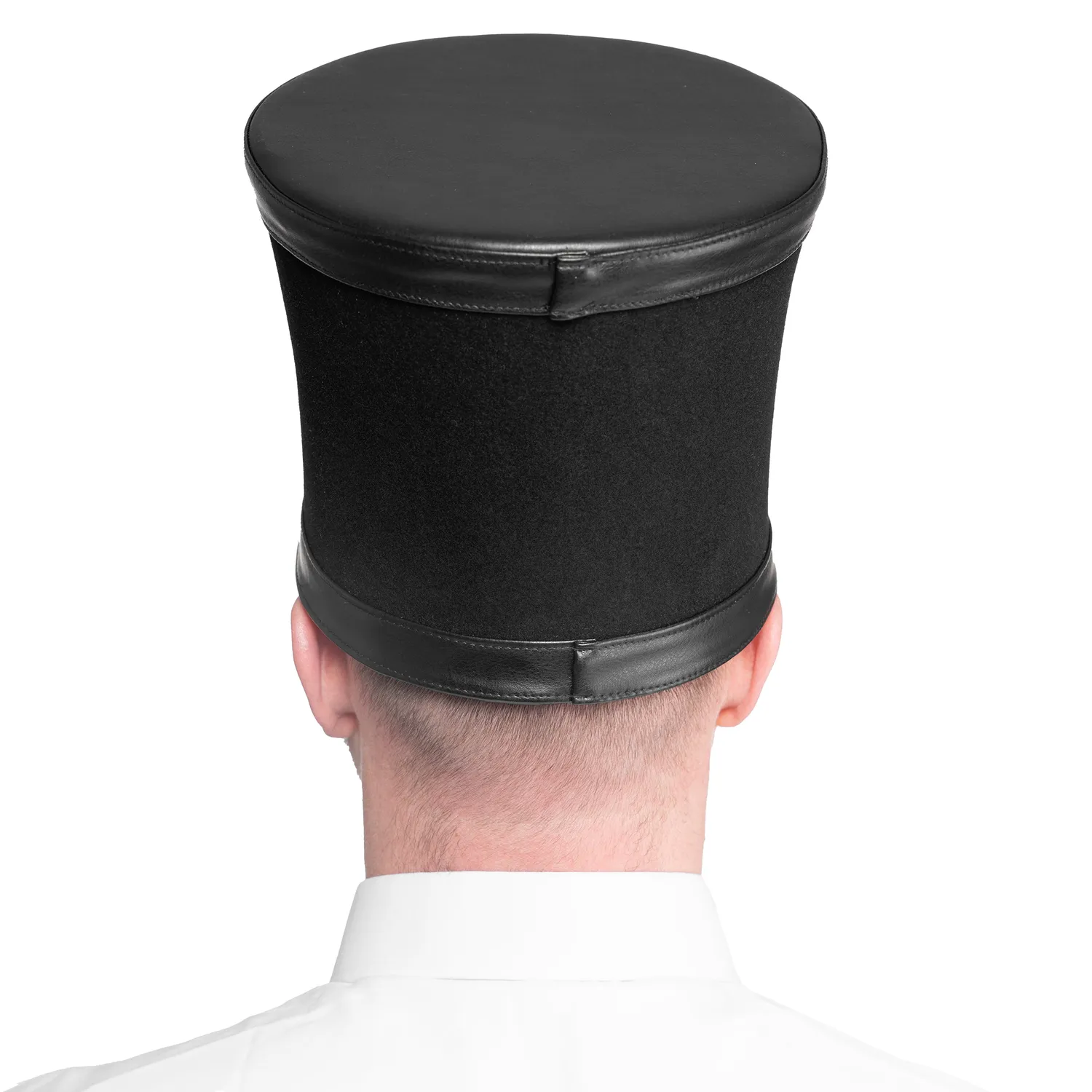 Altenburg shako nero con astuccio 17 cm