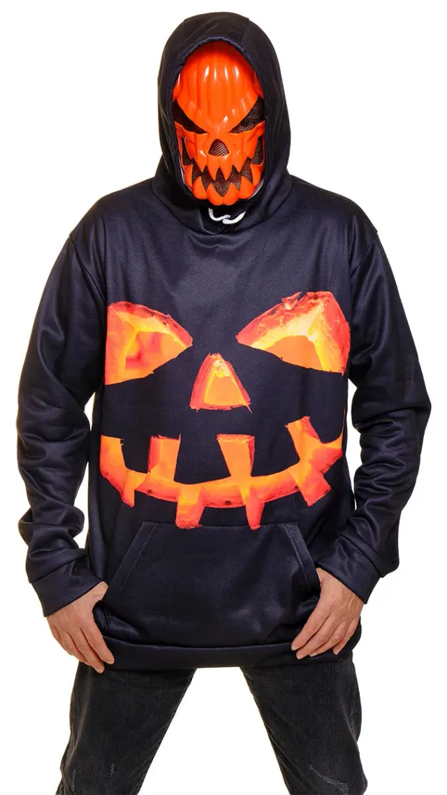 Rubies Pumpkin Killer costume adulto MST felpa maschera