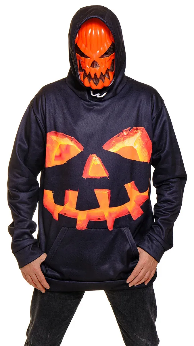 Rubies Pumpkin Killer costume adulto MST felpa maschera