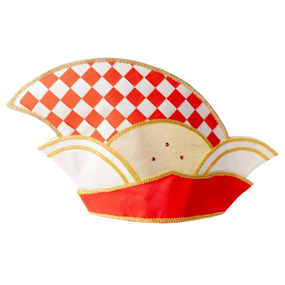Altenburg berretto da comitato rosso bianco con treccia oro