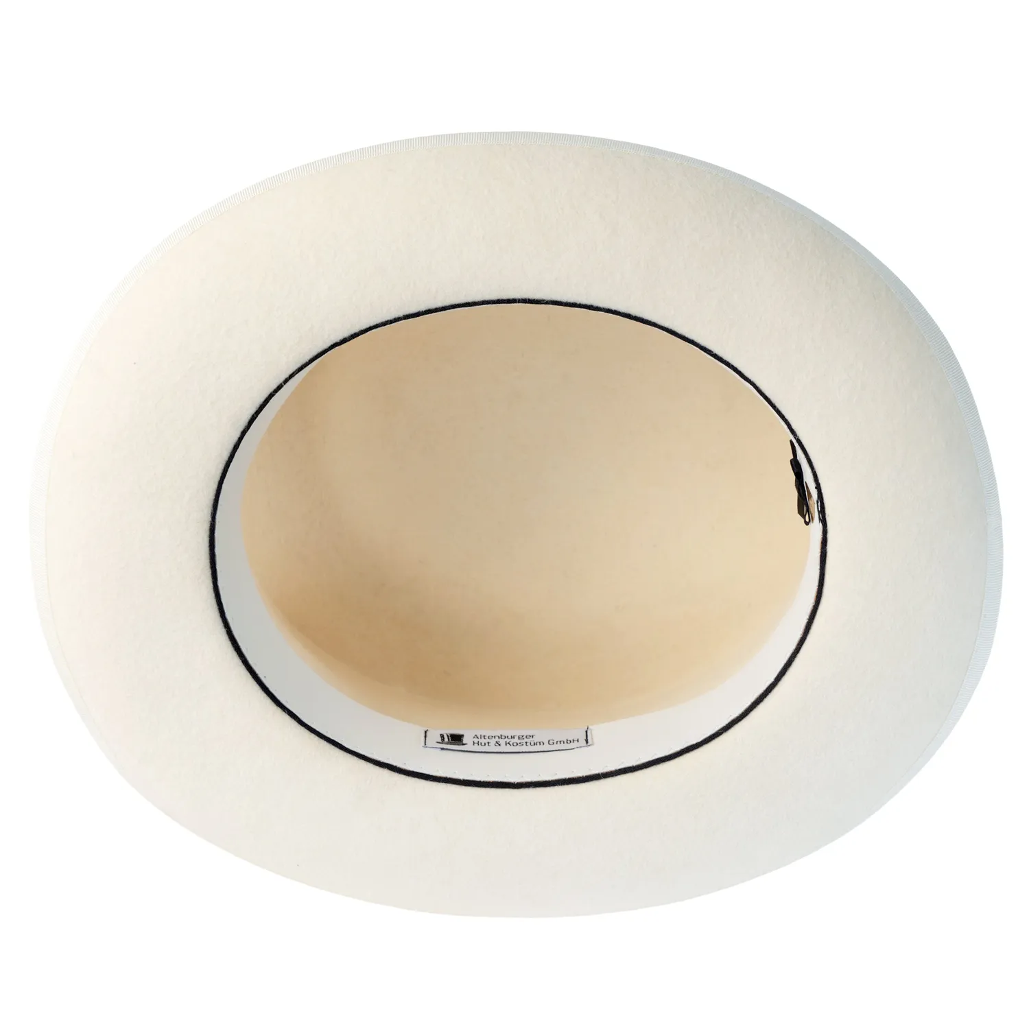 Altenburg Biedermeier cilindro crema feltro taglie 54-64 elegante