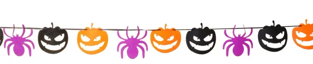 Rubies Ghirlanda Calarañas 3 m decorazione feltro Halloween