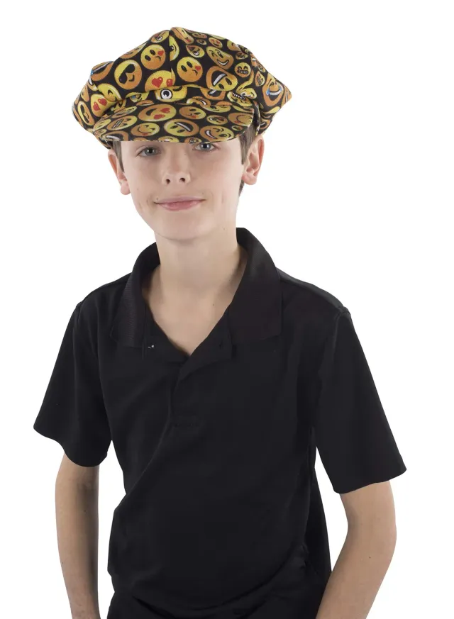 Dress Up America Emoji Cappello Smiley Giallo Taglia Unica