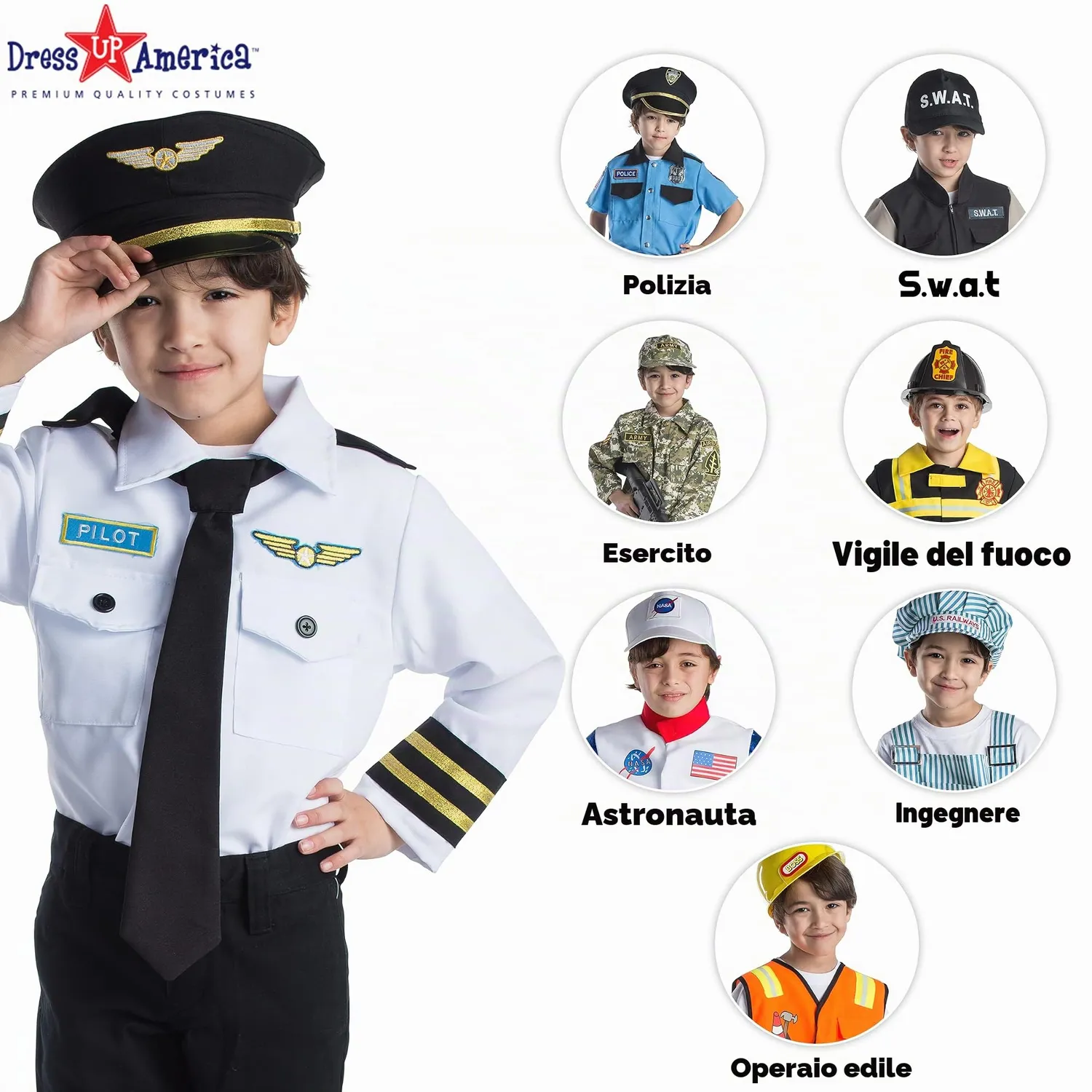 Dress Up America Costume Gioco Ruolo Bambini Travestimento