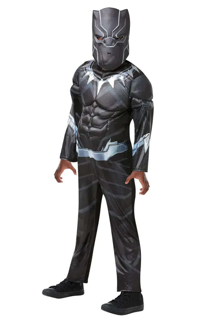 Rubies Black Panther Deluxe costume teen nero vibranio