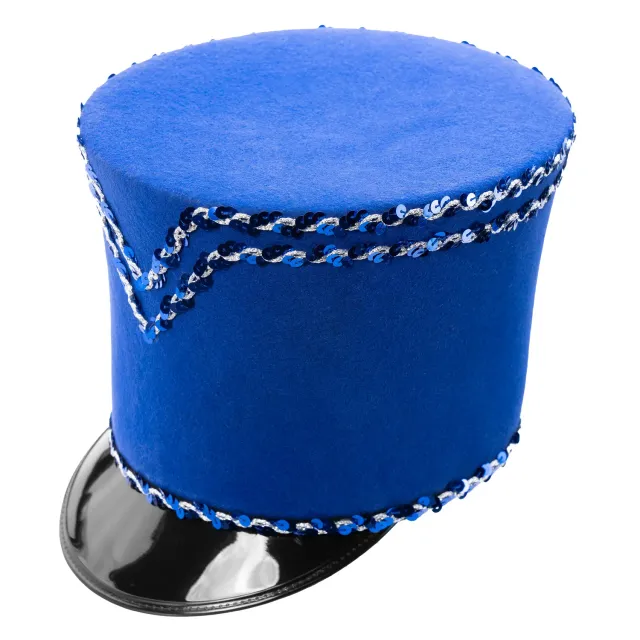 Altenburg shako guardia blu cappello scintille taglie