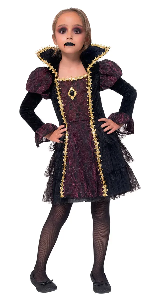 Rubies Vampira Deluxe costume bambina XS-S-M