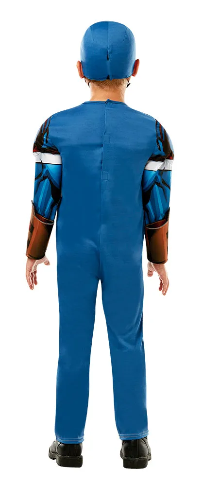 Rubies Capitan America Deluxe costume bambino tuta maschera