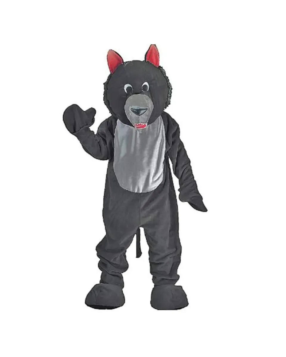 Dress Up America mascotte lupo costume peluche adulto taglia unica