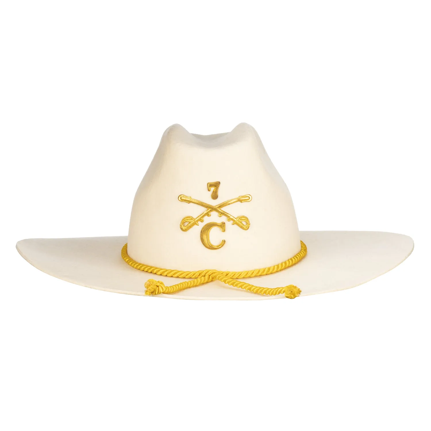 Altenburg Generale Confederato cappello cowboy crema in feltro