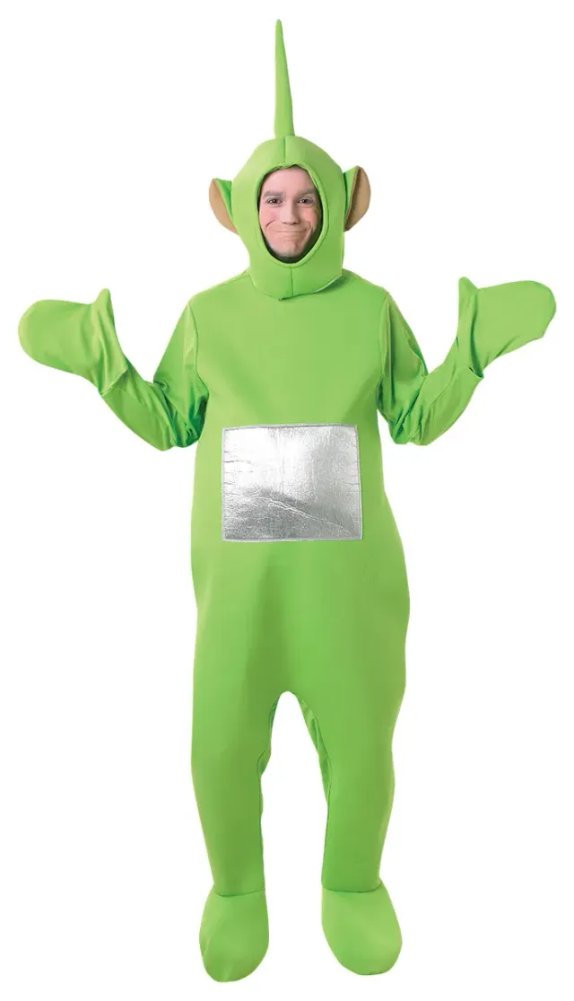 Rubies Dipsy Deluxe costume adulto MST verde Teletubbies