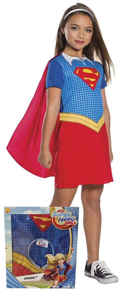 Rubies Supergirl costume bambina vestito mantello taglia M