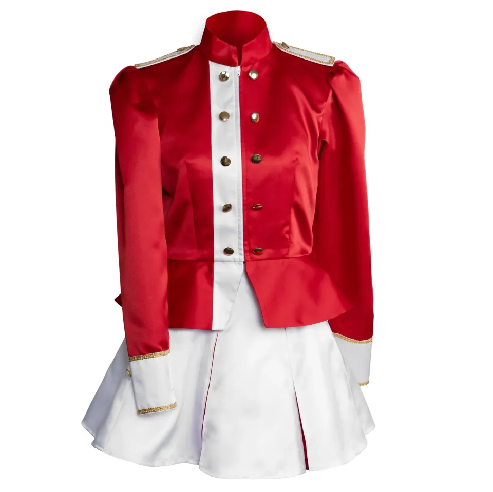 Altenburg abito da guardia rosso divisa majorette taglie 32-48