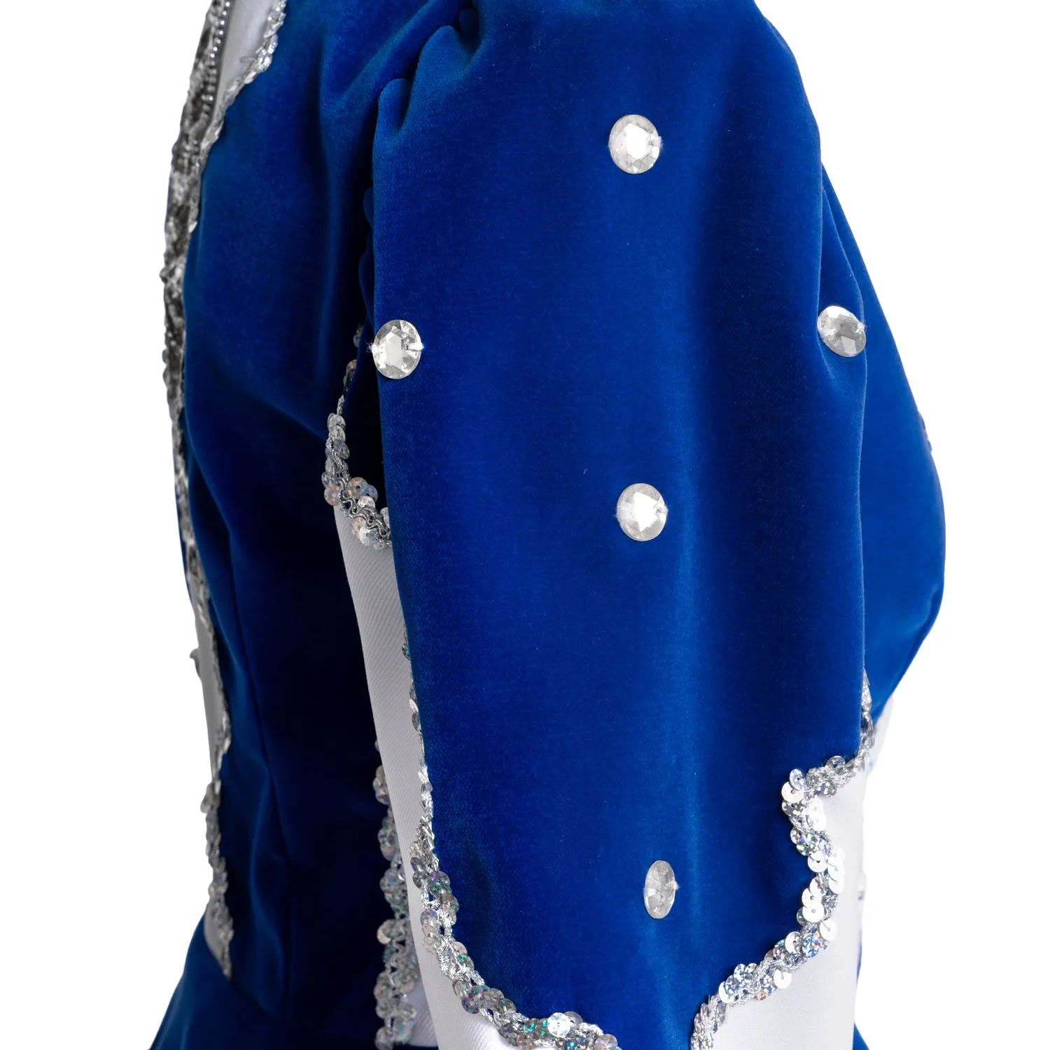 Altenburg abito guardia velluto bianco blu paillettes