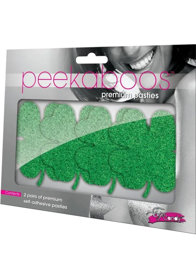 Pleasure Wigs Peekaboos Four Leaf Clovers Copricapezzoli Verdi