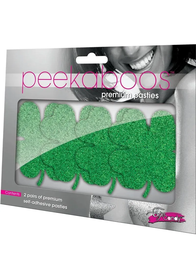 Pleasure Wigs Peekaboos Four Leaf Clovers Copricapezzoli Verdi