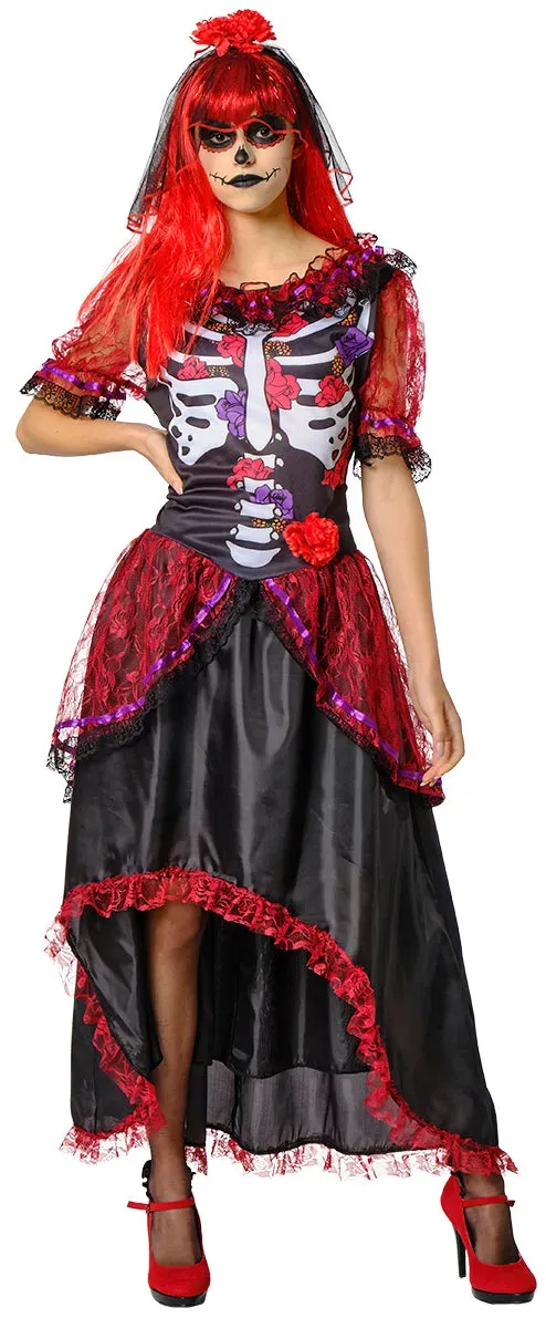 Rubies La Catrina costume donna taglia MST nero
