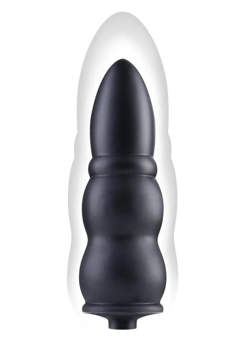 Pleasure Wigs Size Up 5.5 Ripple Inflatable plug anale nero