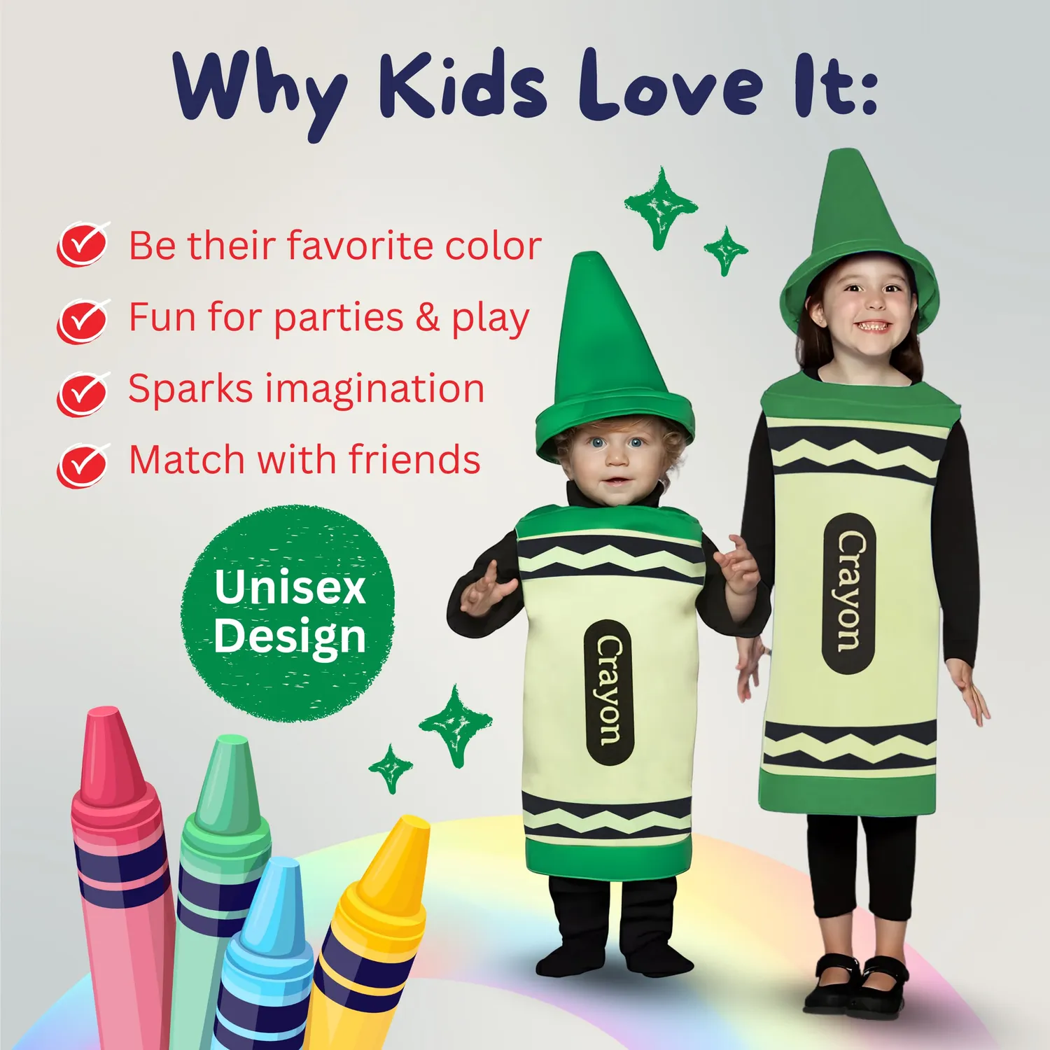 Dress Up America Costume Pastello Verde Bambini 8-10 Anni Ruolo