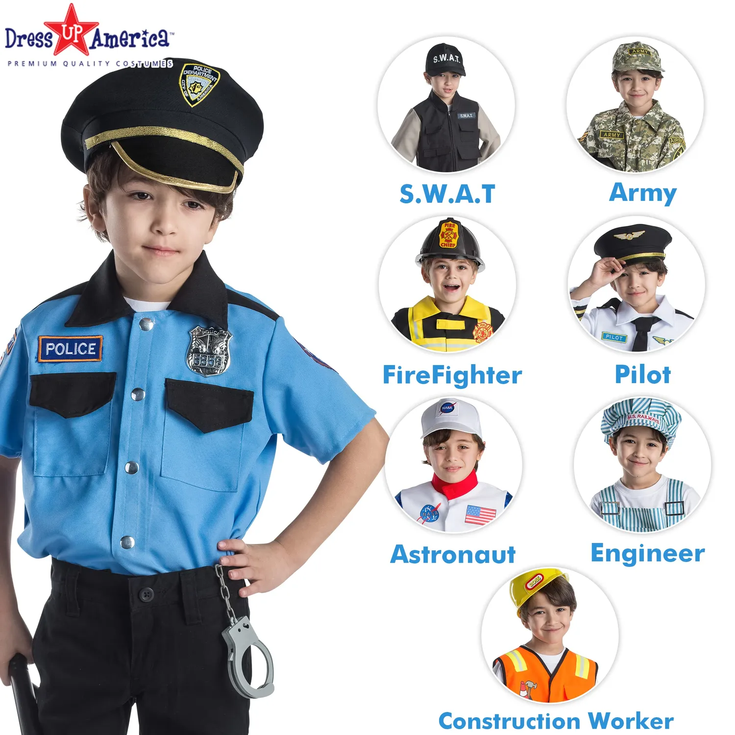 Dress Up America Set Travestimento Bambini Costume gioco ruolo