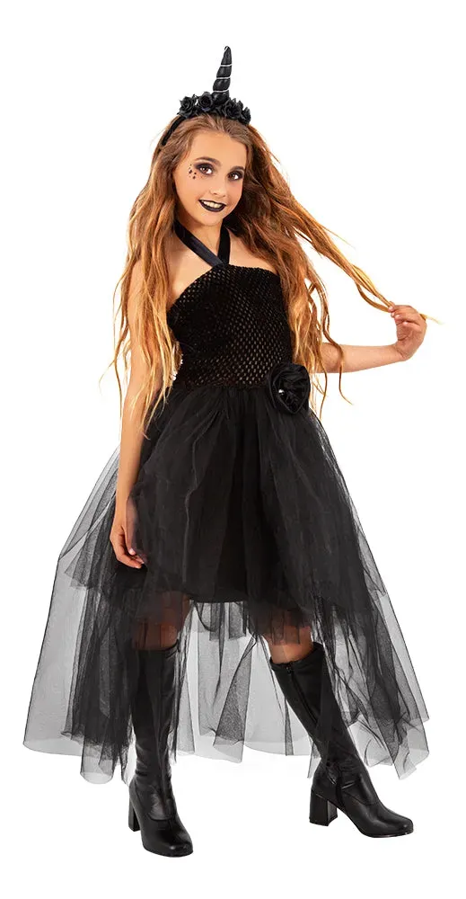 Rubies Unicorno Oscuro Tinieblas costume bambina L