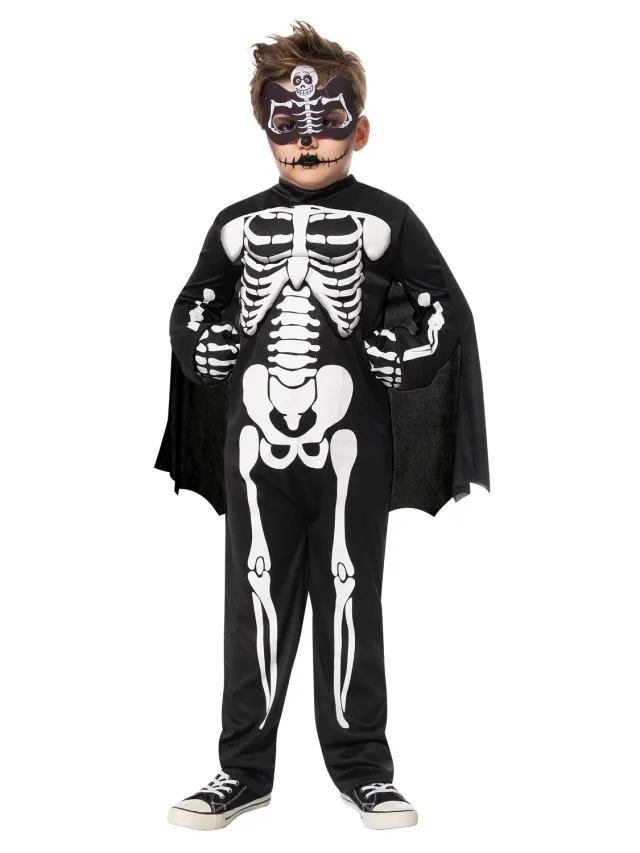Rubies Super Skeleton costume scheletro bambino XXS-XS-S-M