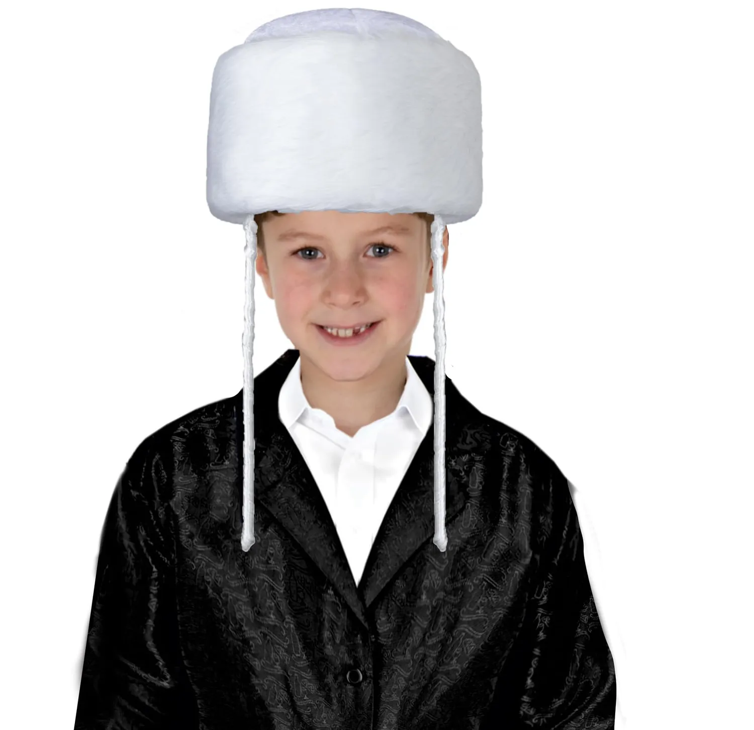 Dress Up America High Shtreimel cappello pelliccia ebraico