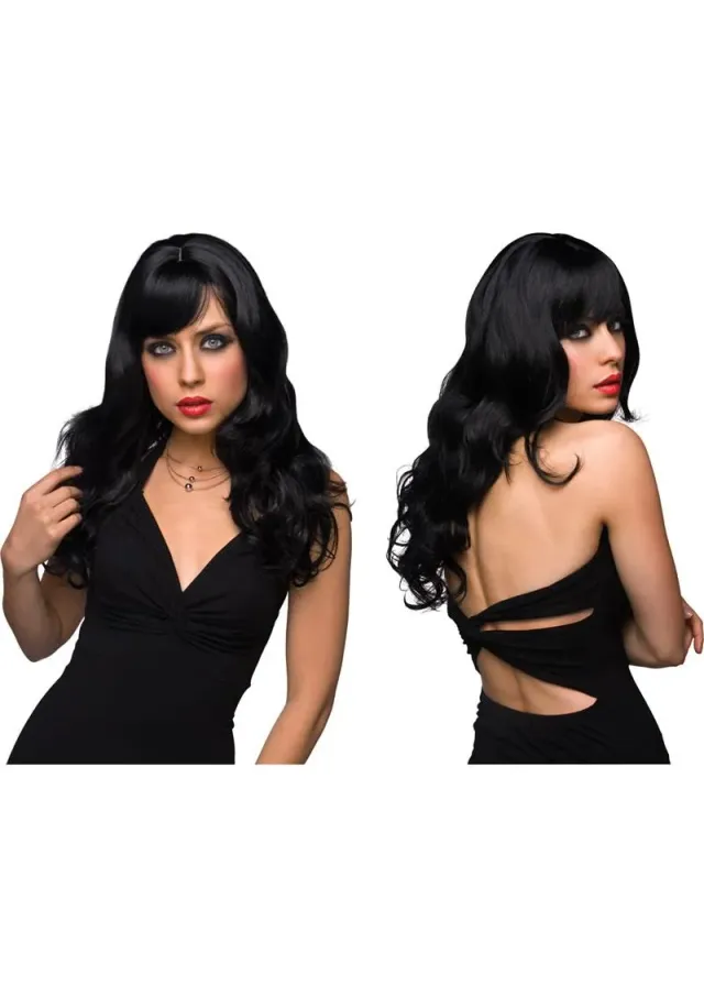 Pleasure Wigs Joey parrucca nera taglia regolabile