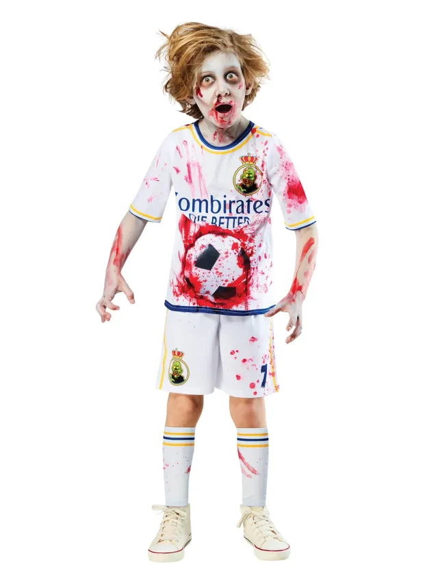 Rubies Zombie Rottenaldo Costume bambino S M L calcio