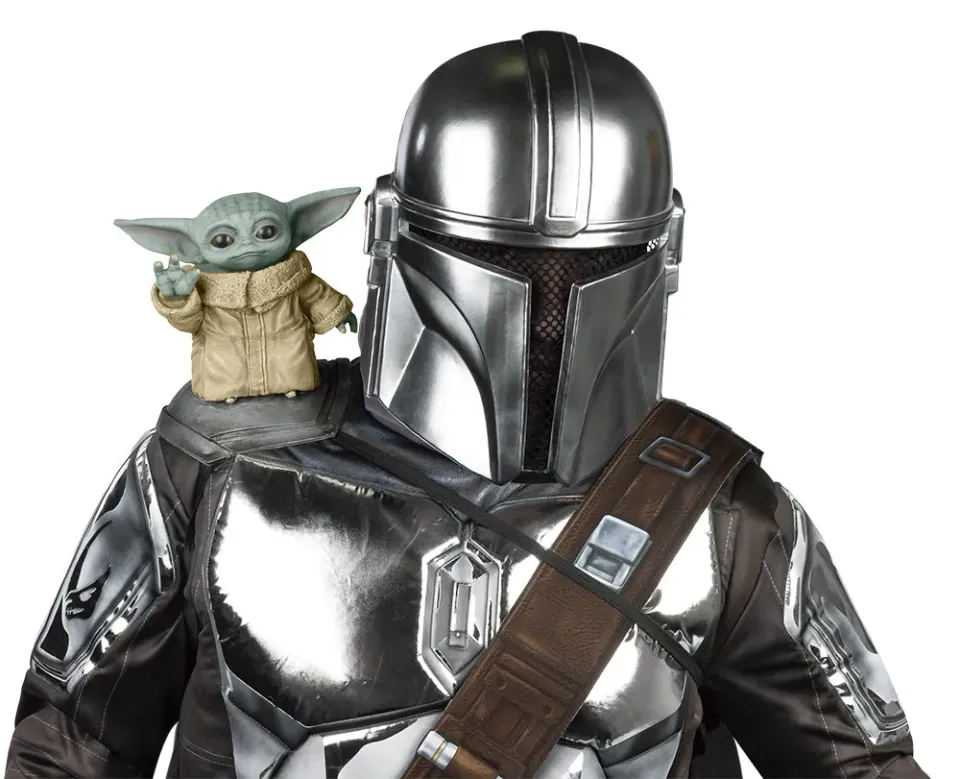 Rubies Baby Yoda pupazzo accessorio costume OS verde
